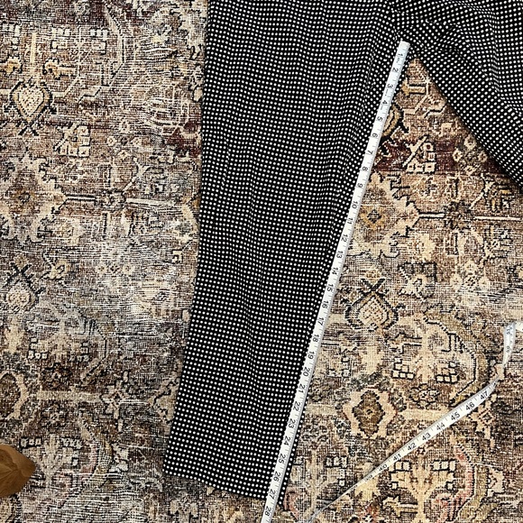 talbots - signature work pant - black and white polka dot - size 10 - Picture 8 of 9